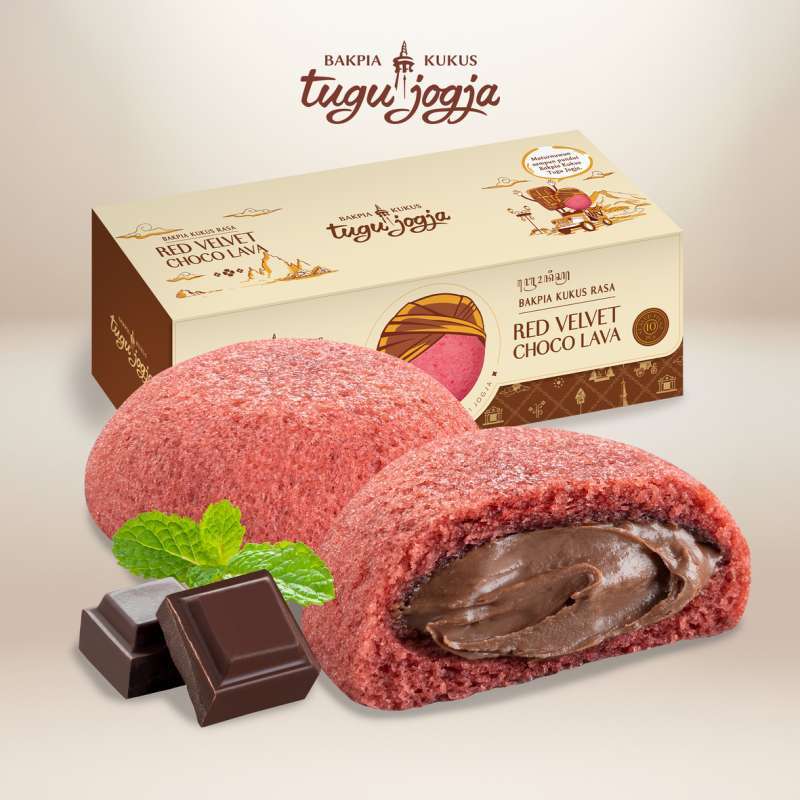 Bakpia Kukus Red Velvet Choco Lava