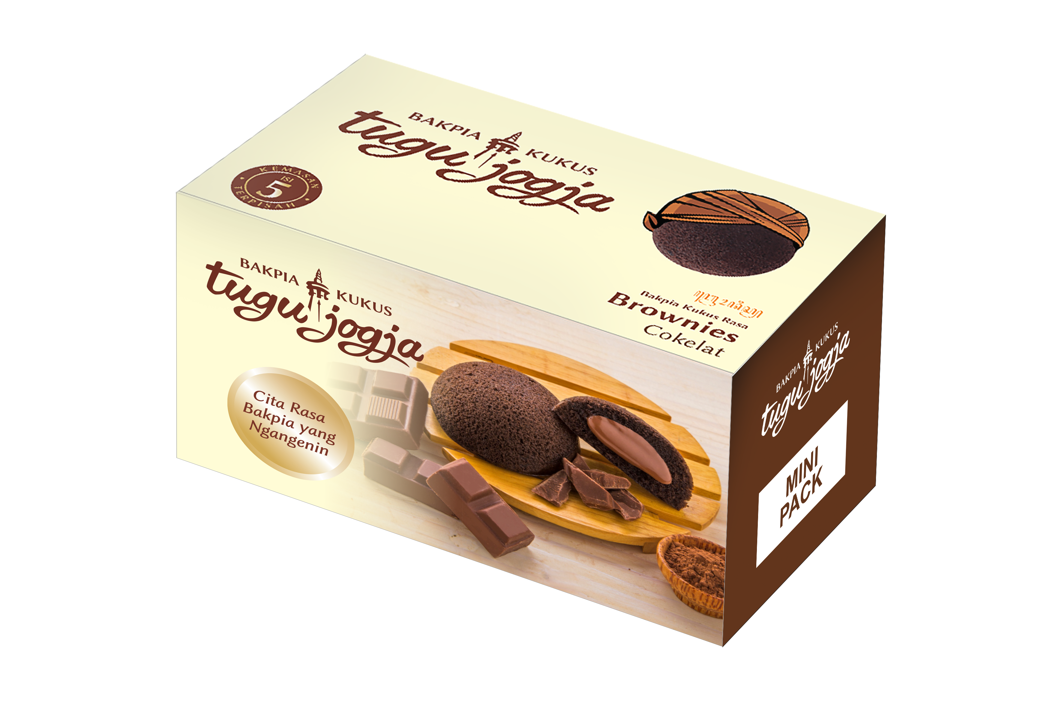 Bakpia Brownies Coklat Mini Pack